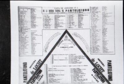 Publicación efectuada en el diario Nacional del 16 de julio de 1881 por la Sociedad Nacional de Panteléfono, primera empresa telefónica de la Argentina