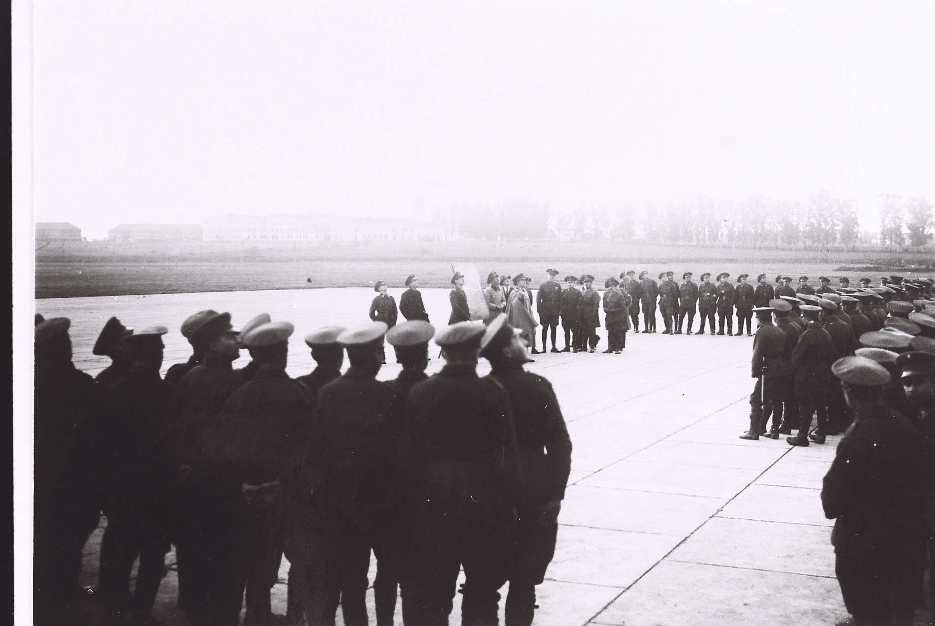Conscriptos entrenamiento amarre Zeppelin