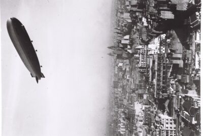 Zeppelin volando sobre Buenos Aires