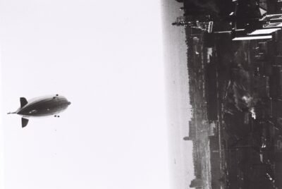 Zeppelin volando sobre Buenos Aires