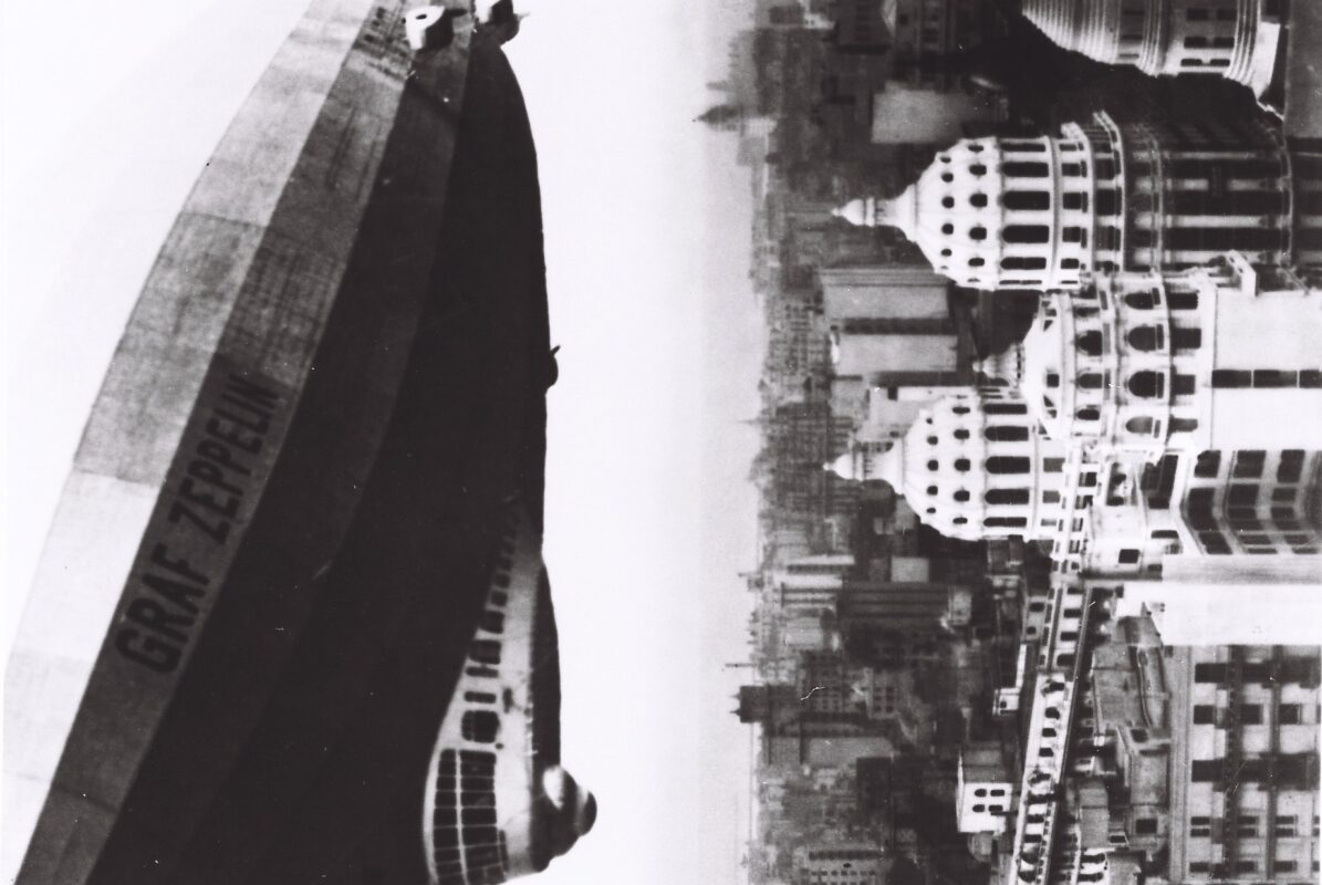 Zeppelin volando sobre Buenos Aires