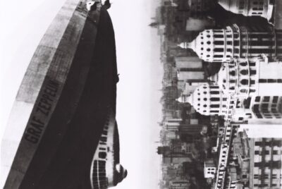 Zeppelin volando sobre Buenos Aires