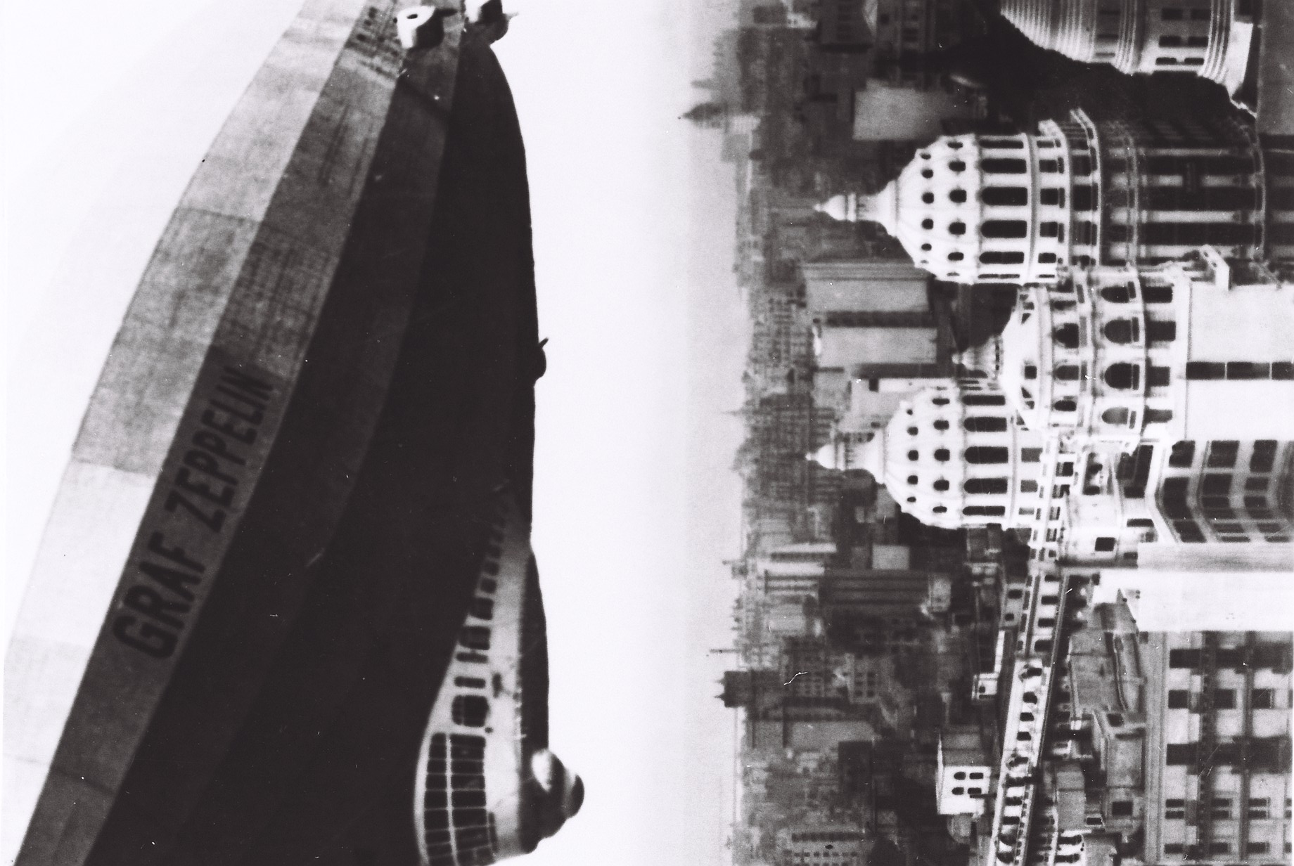 Zeppelin volando sobre Buenos Aires