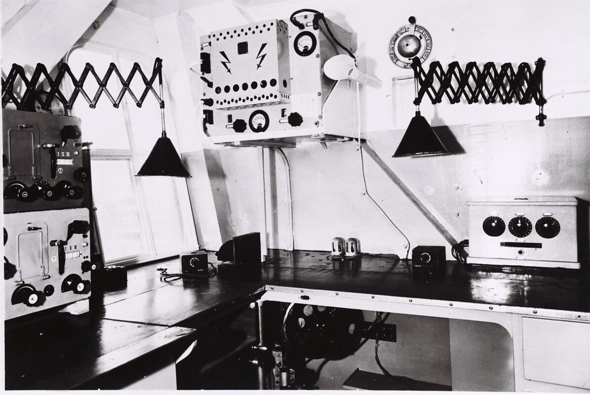 Sala de control del Zeppelin