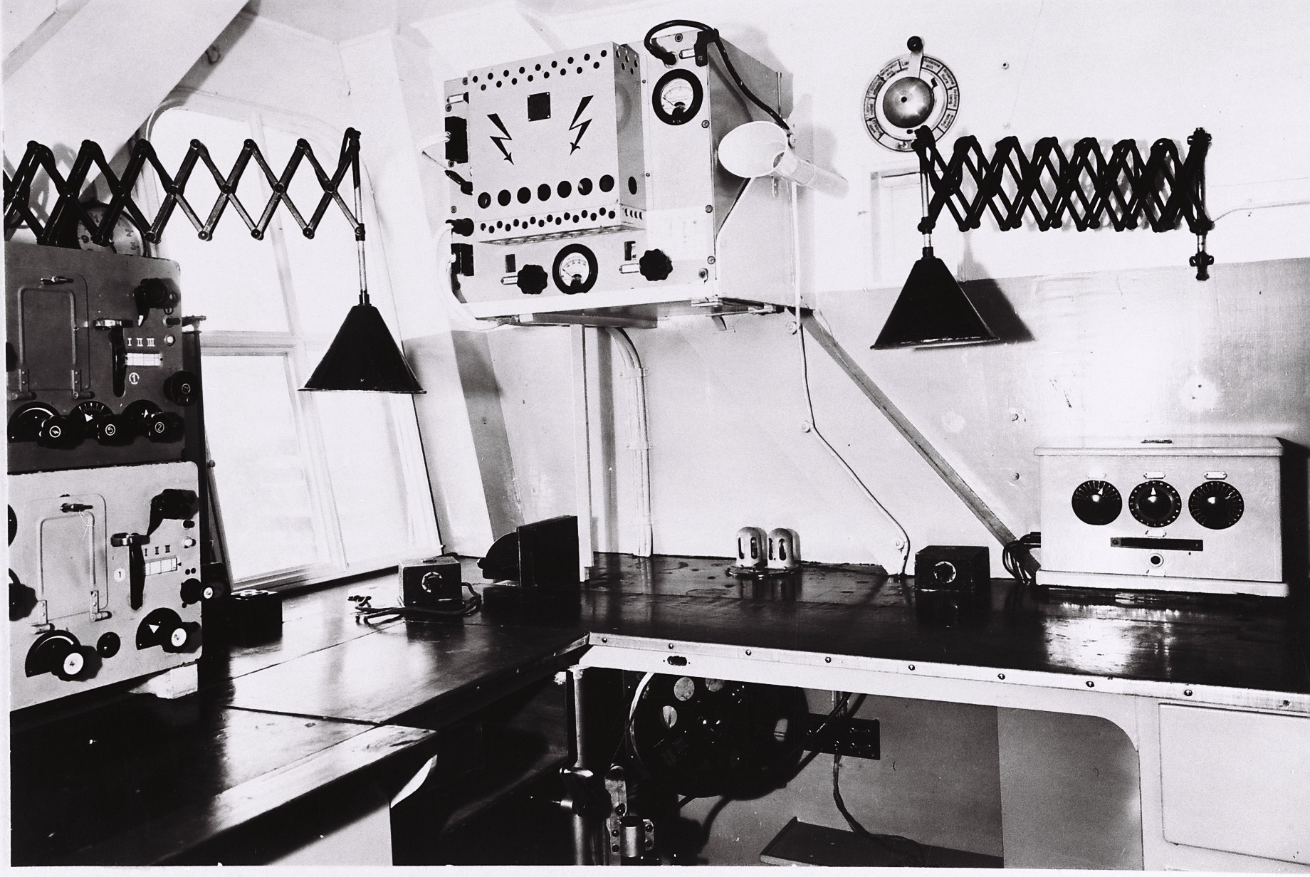 Sala de control del Zeppelin