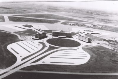 Vista aérea del aeropuerto